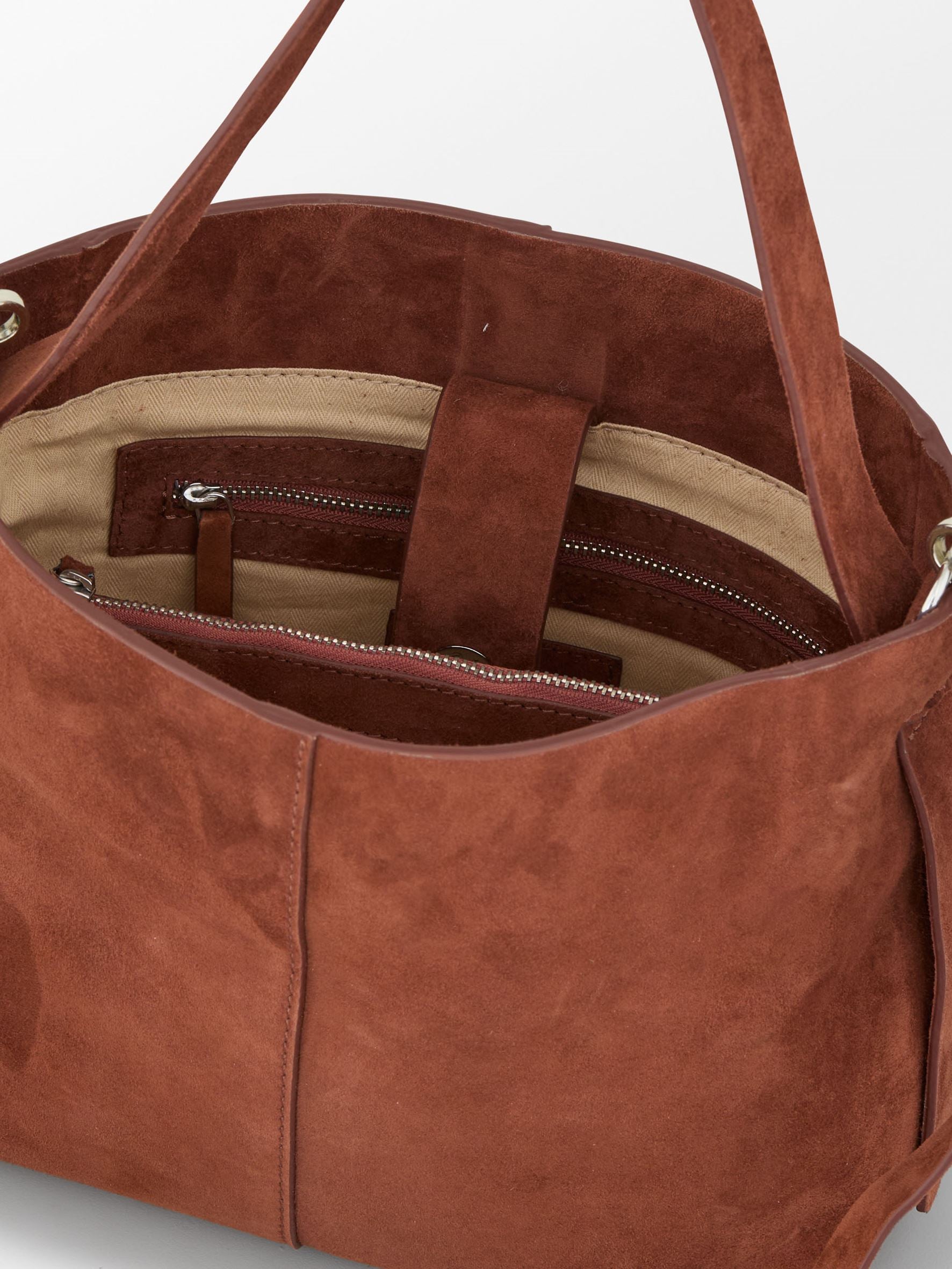 Becksöndergaard, Suede Fraya Small Bag - Brown Tortoise Shell, bags, bags, bags, sale, sale, bags, bags, bags, bags, gifts, black week, black week