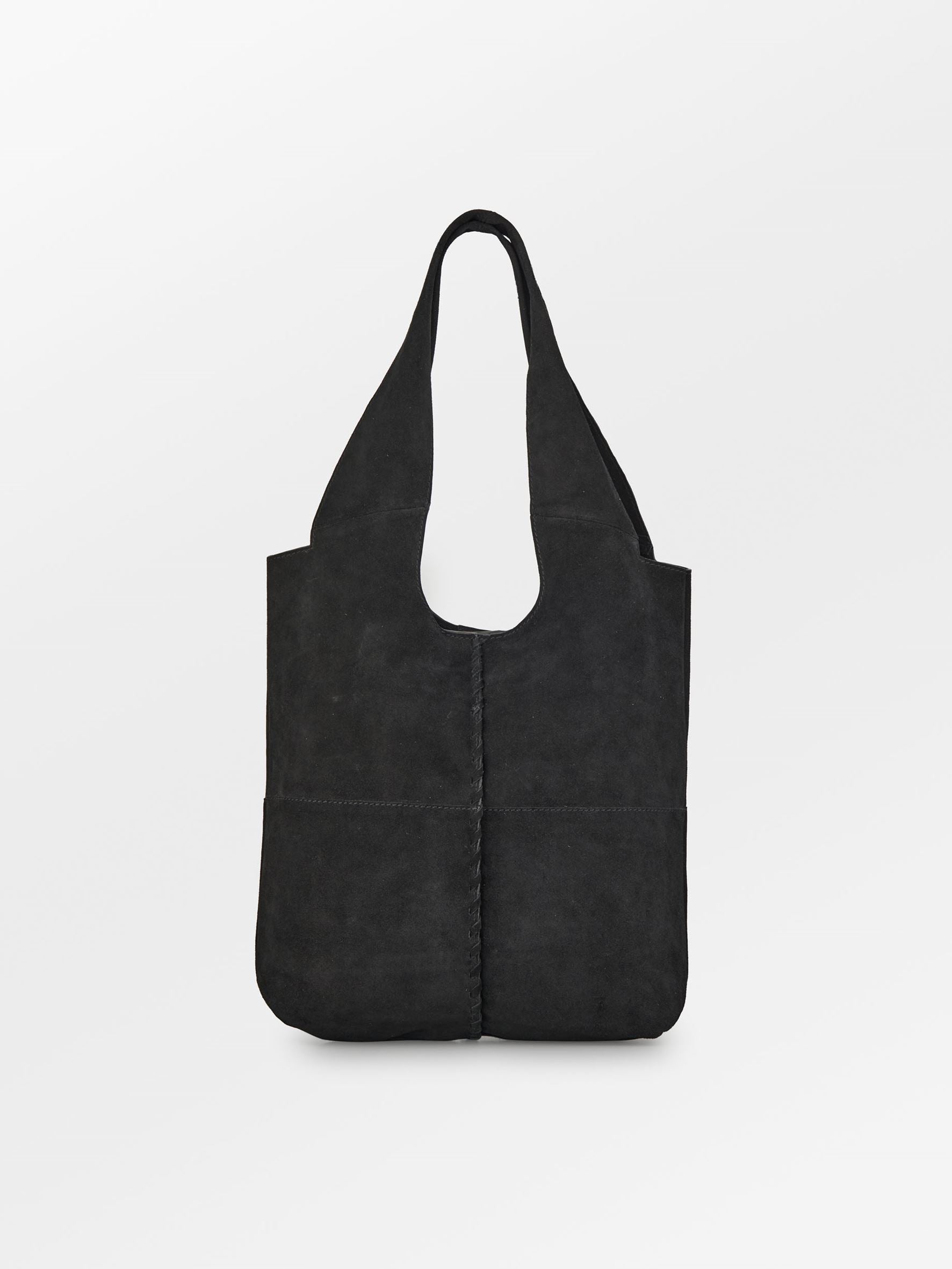 Suede Demi Bag - Black OneSize BeckSöndergaard