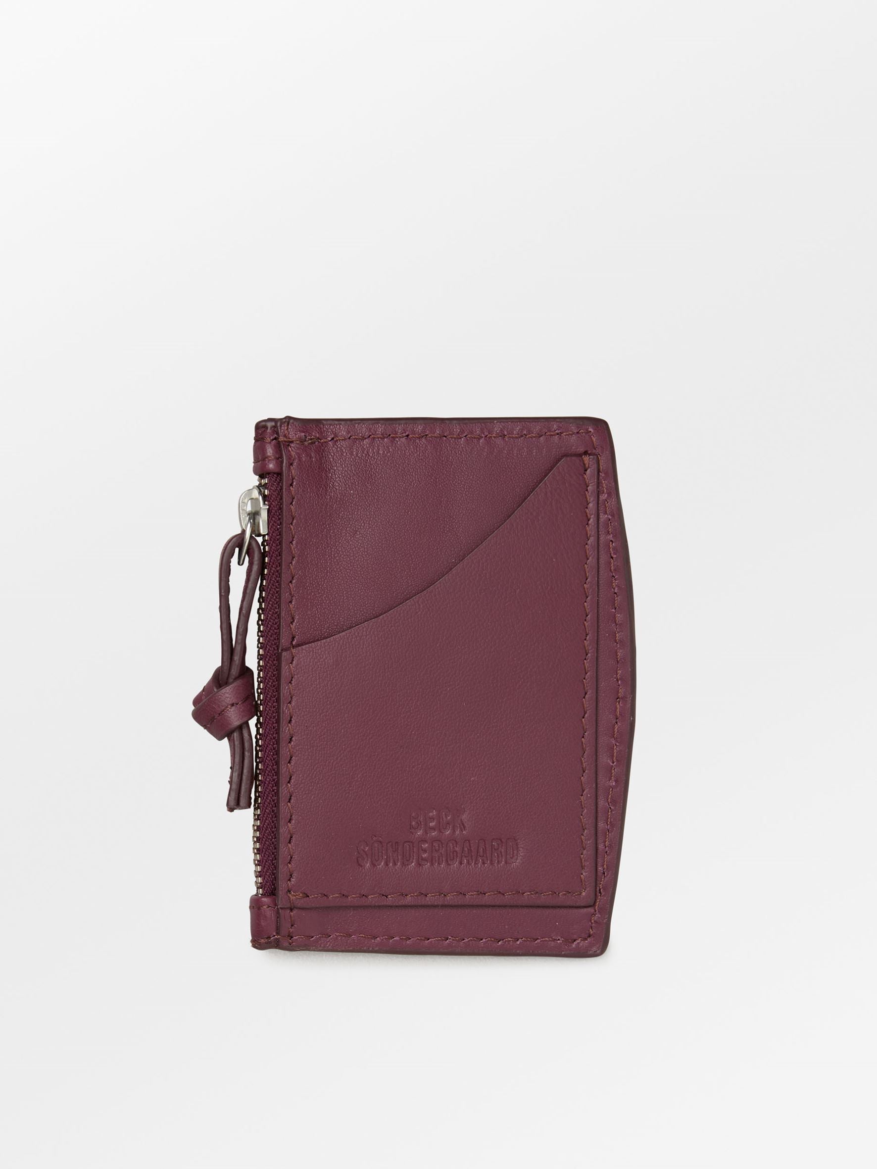 Nappa Zip Card Holder OneSize BeckSöndergaard