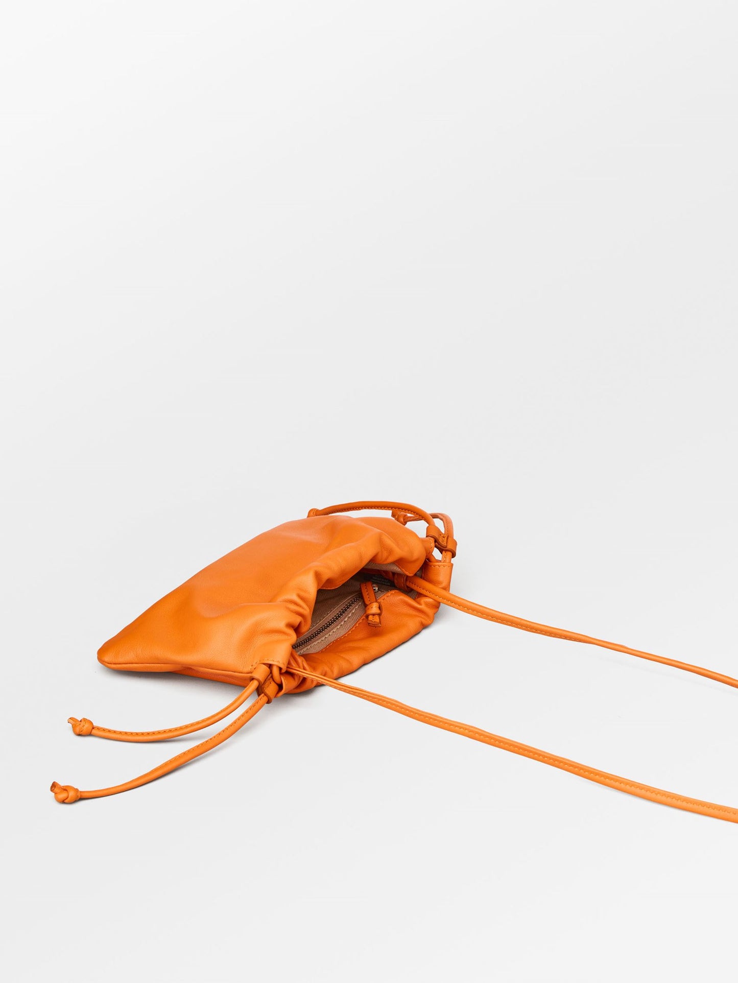 Lamb Adalyn Leather Bag - Orange OneSize BeckSöndergaard