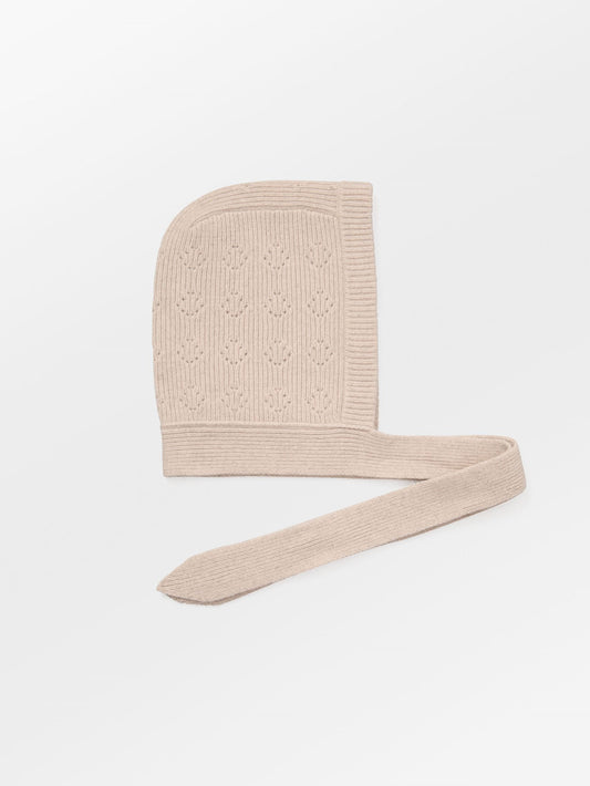 Becksöndergaard, Rib Bonnet Beanie - Beige Melange, accessories, accessories, winter accessories, accessories, winter accessories
