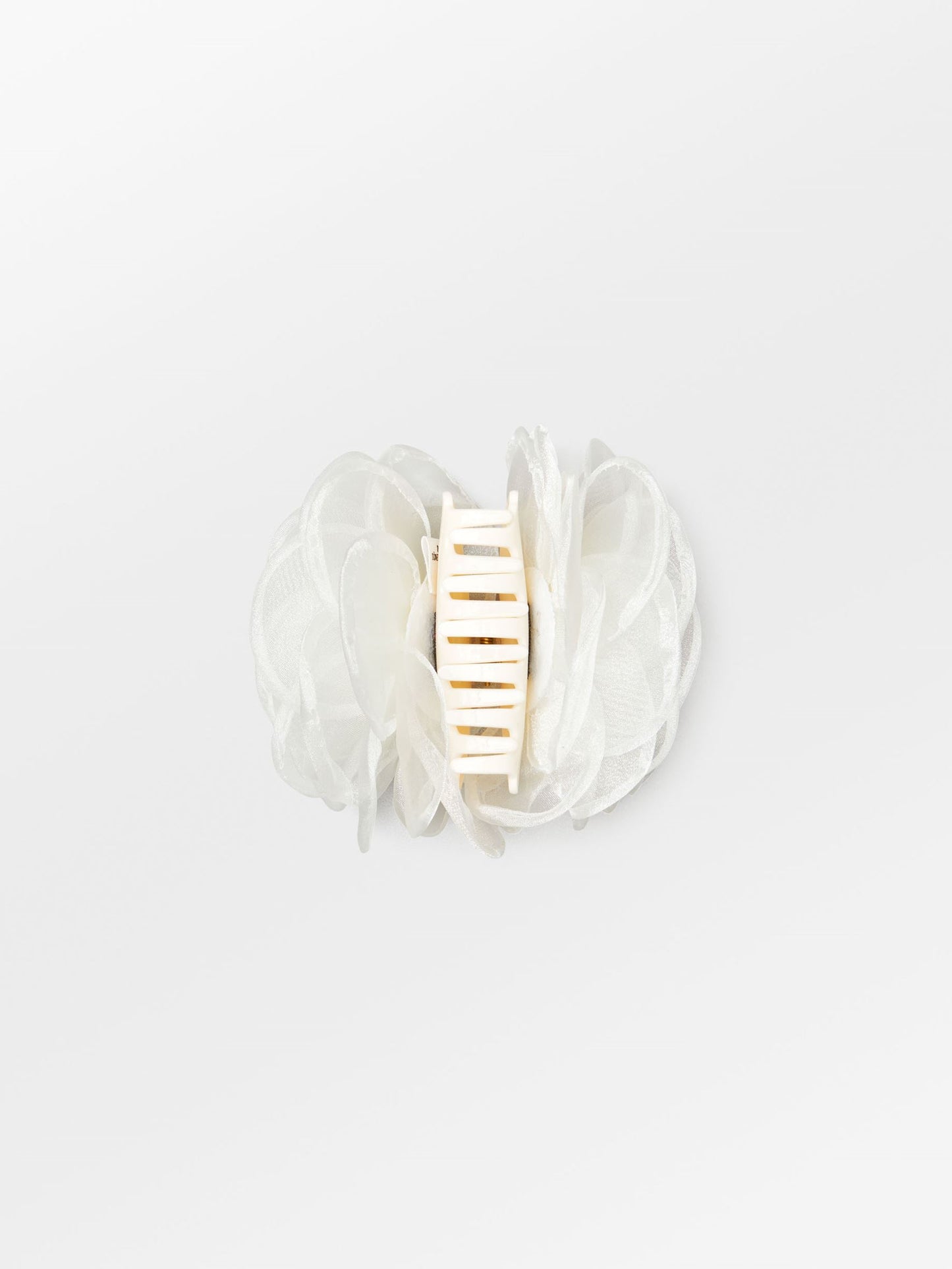Becksöndergaard, Orchia Flower Hair Claw - White, accessories