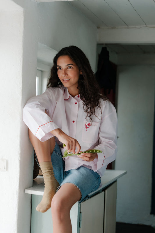 Scallop Pyjamas Shirt Clothing BeckSöndergaard