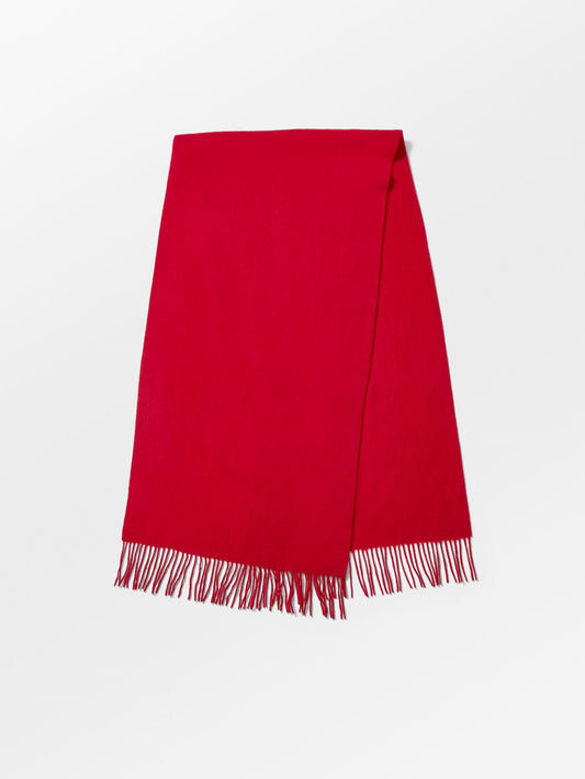 Crystal Edition Wool Scarf - Red OneSize BeckSöndergaard