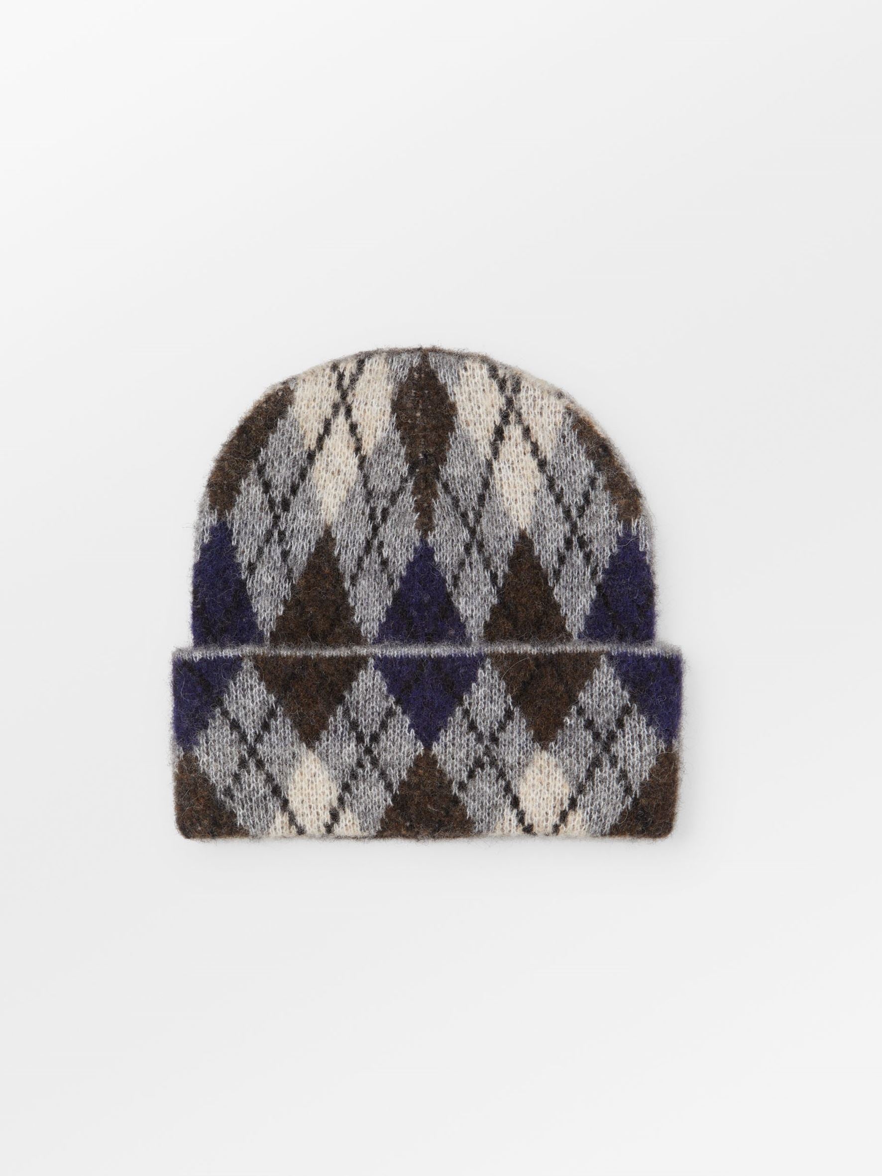 Argyle Wool Beanie OneSize BeckSöndergaard