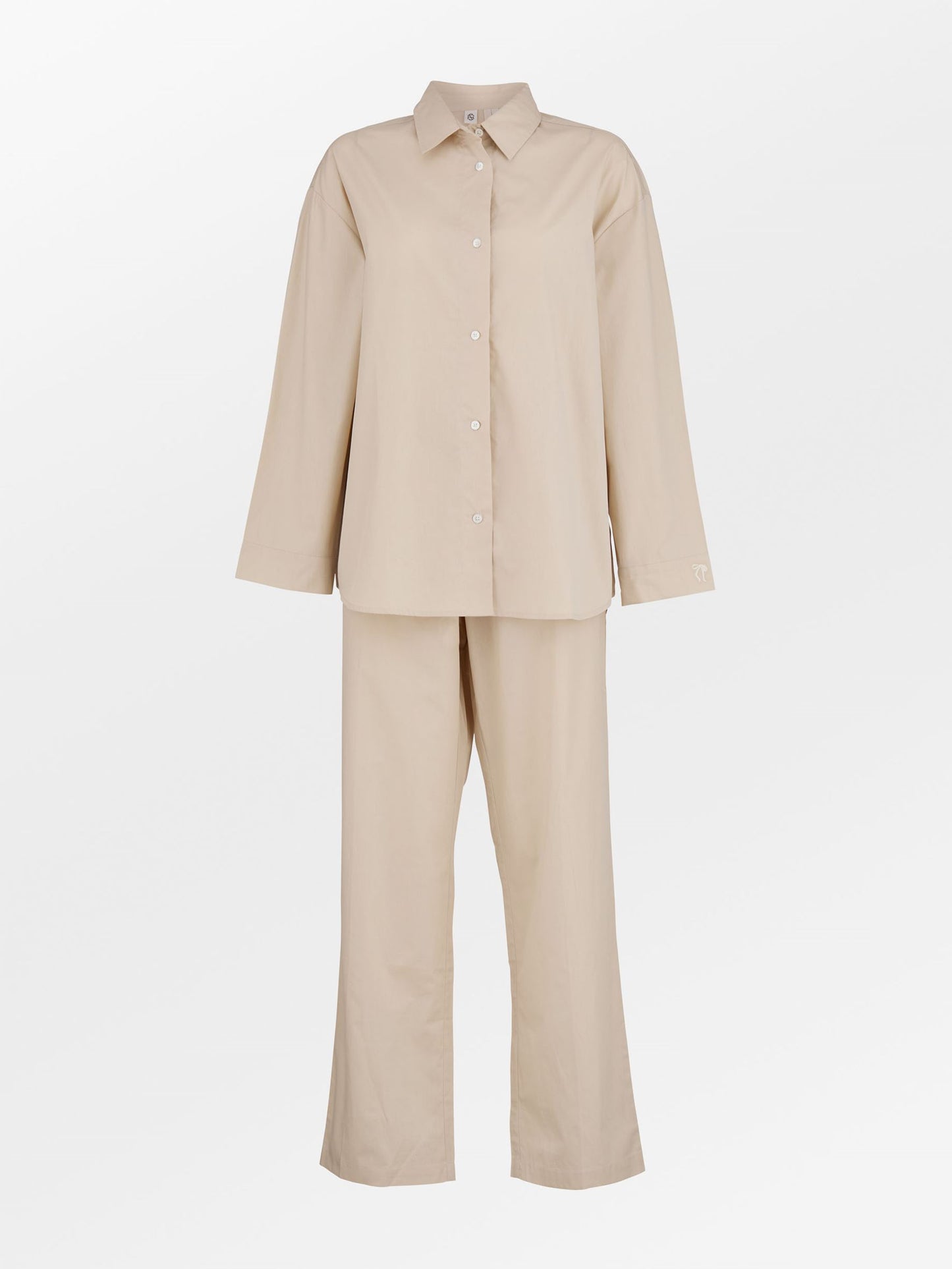 Becksöndergaard, Aura Pyjamas Set - Cement Beige, homewear, sale, homewear, gifts, sale, gifts