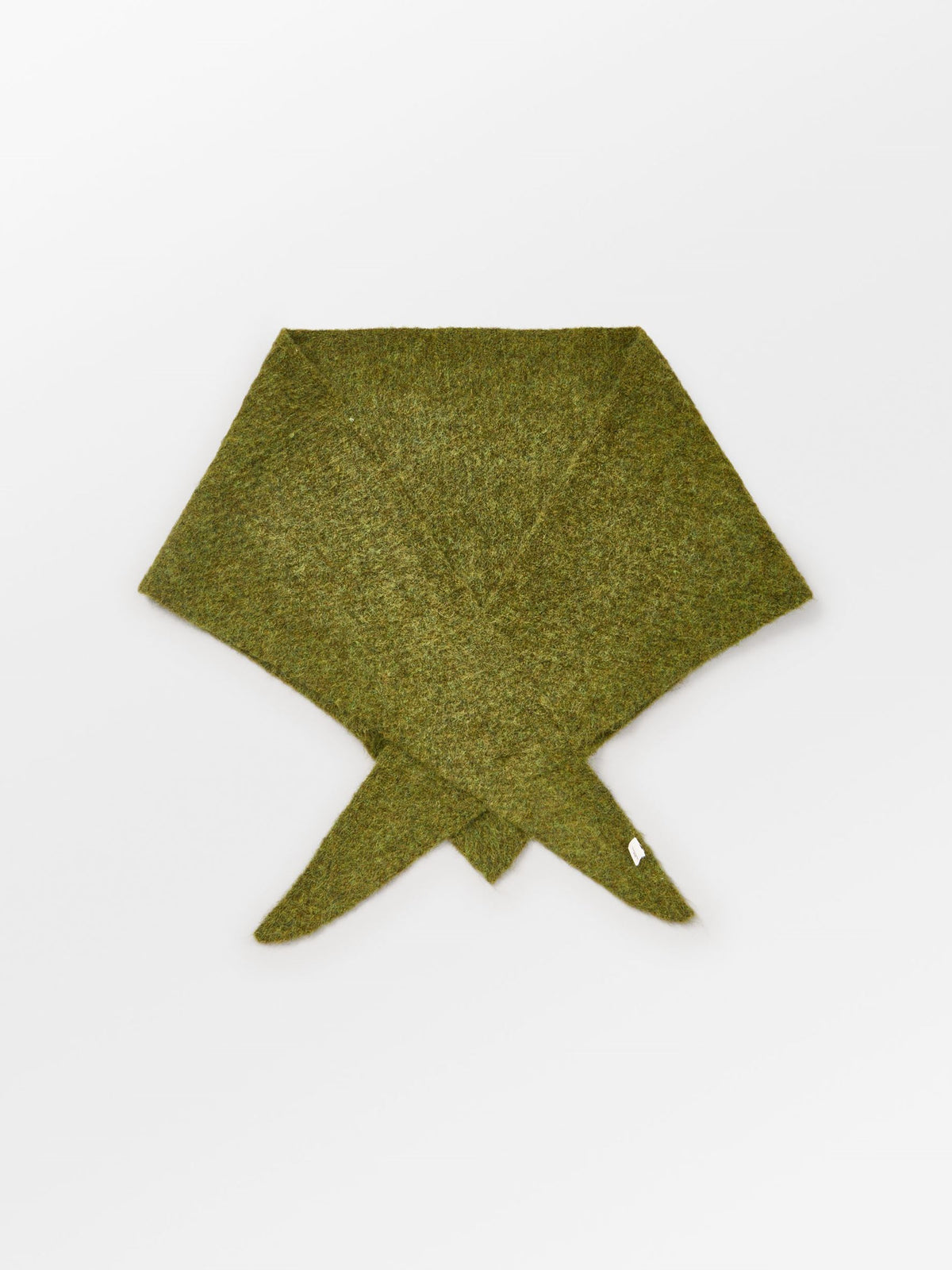 Becksöndergaard, Alpaca-Wool Triangle Scarf - Golden Cypress Green, scarves, scarves, winter accessories, winter accessories