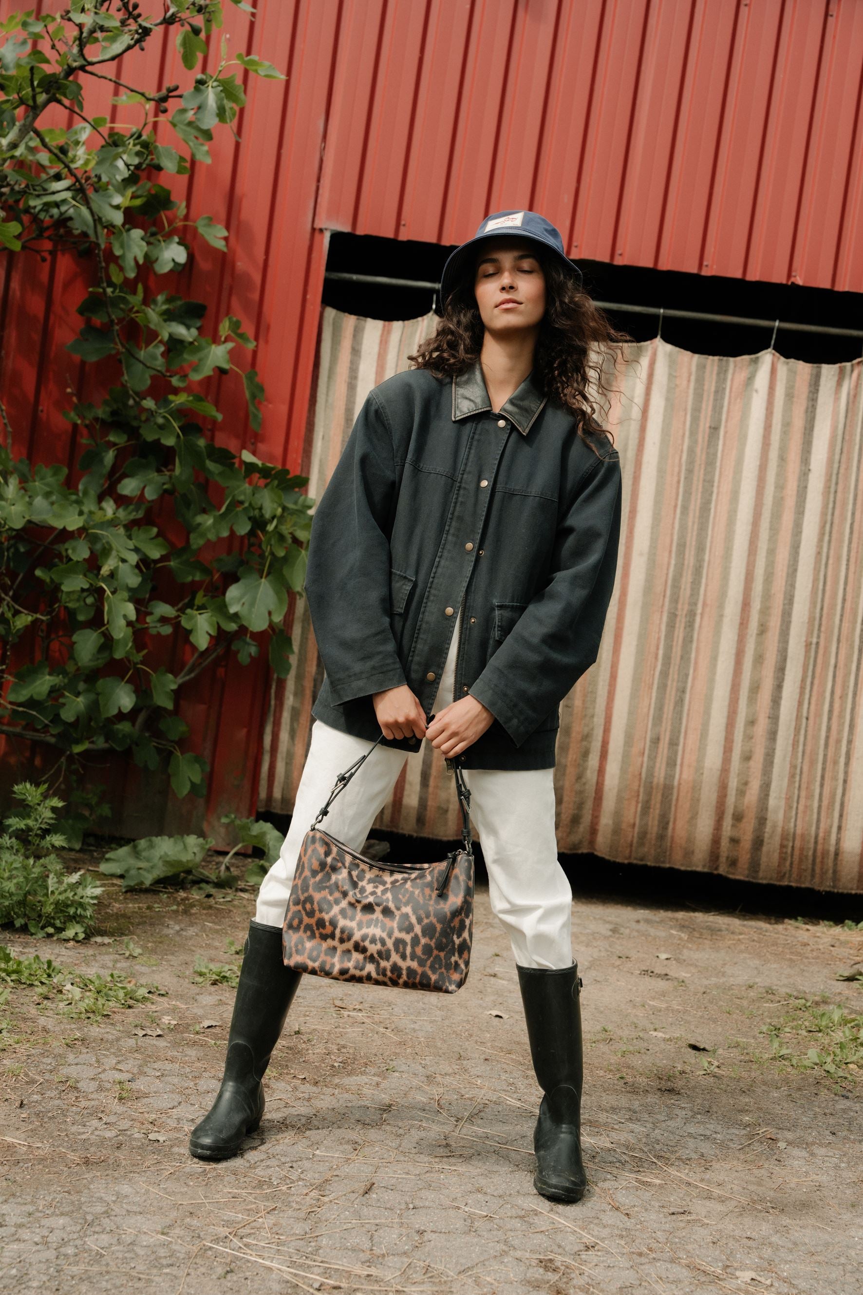 Becksöndergaard, Leopa Coated Ginni Medi Bag - Black, bags, bags, bags, sale, sale, bags, bags