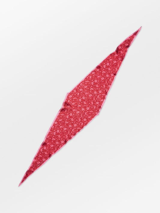 Becksöndergaard, Asflora Diamond Scarf - Garnet Red, scarves, sale, sale, scarves, scarves