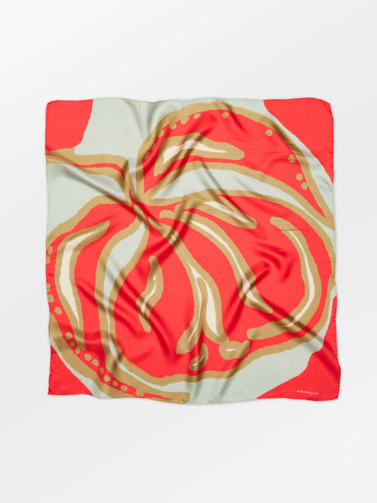 Becksöndergaard, Graphiflora Sia Scarf - Grenadine Red, scarves, scarves, scarves, scarves