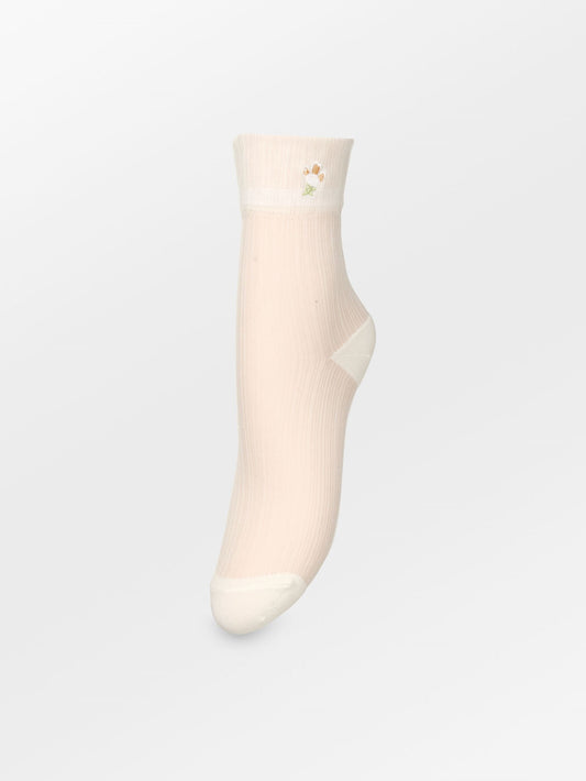 Floral Sheer Sock Socks BeckSöndergaard