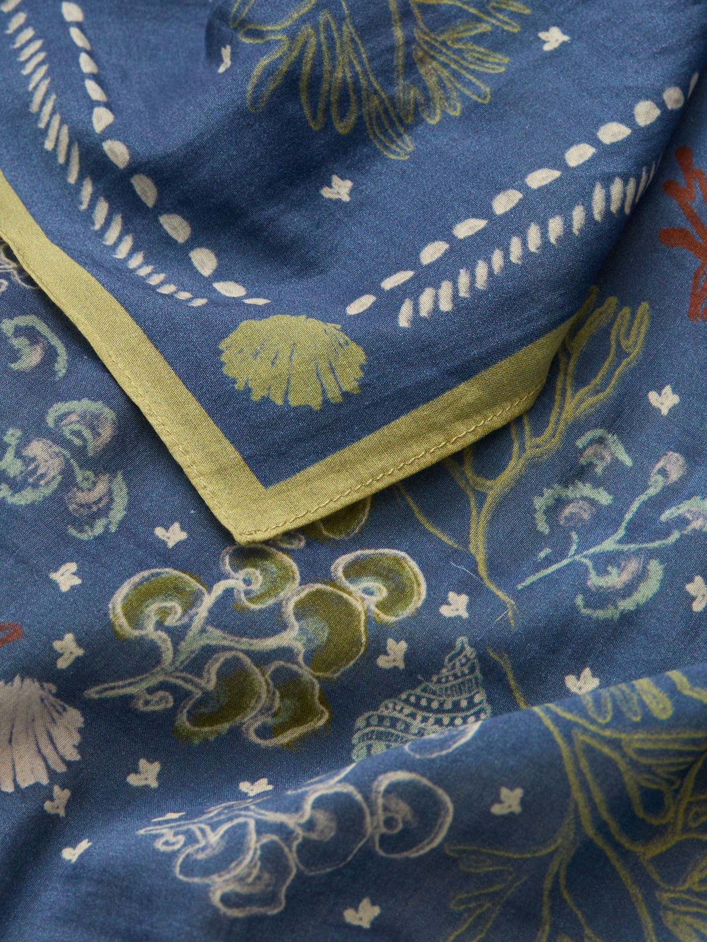 Becksöndergaard, Seastoria Sico Scarf - Vintage Indigo Blue, scarves, scarves, scarves, scarves