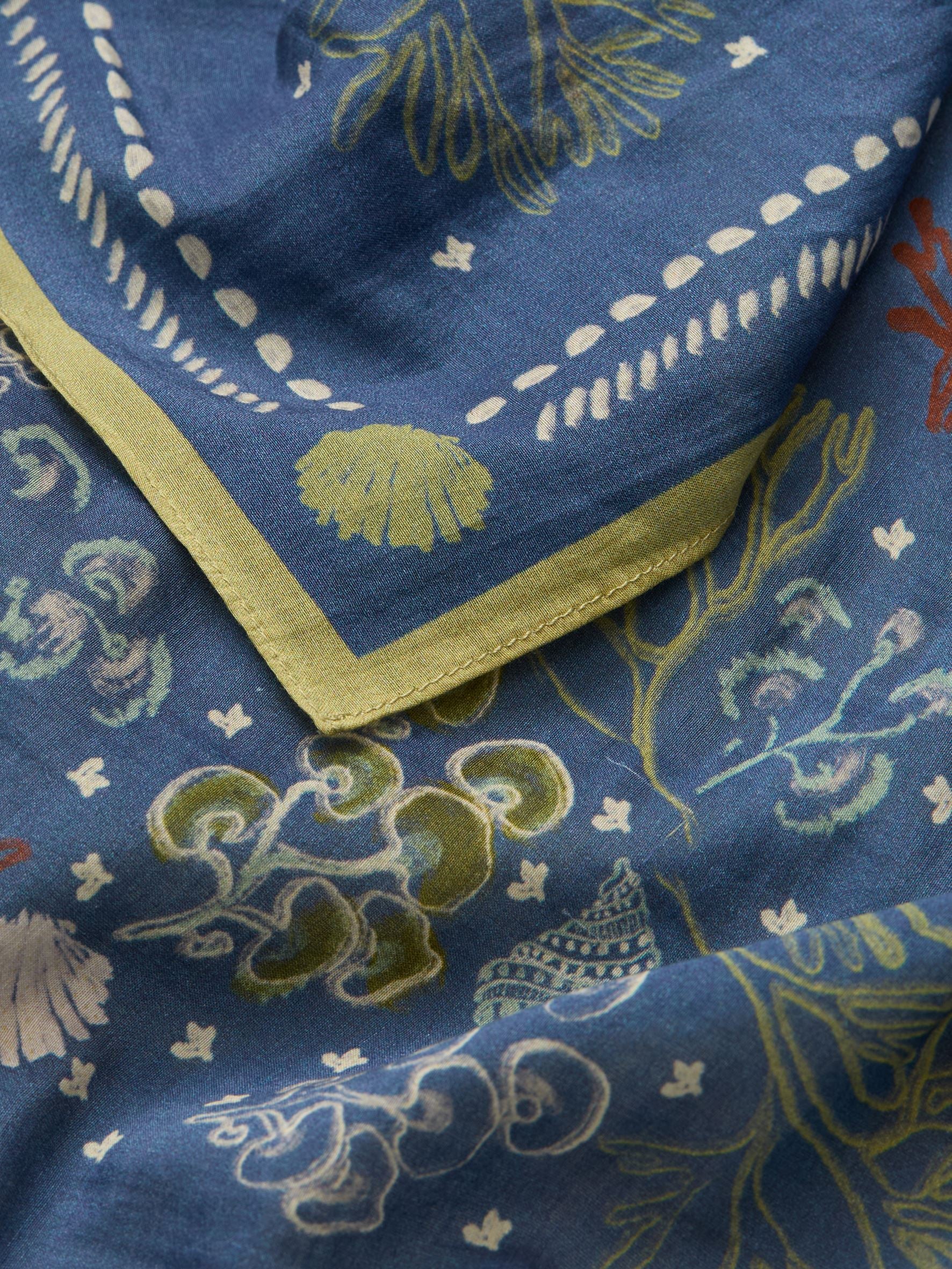 Becksöndergaard, Seastoria Sico Scarf - Vintage Indigo Blue, scarves, scarves, scarves, scarves