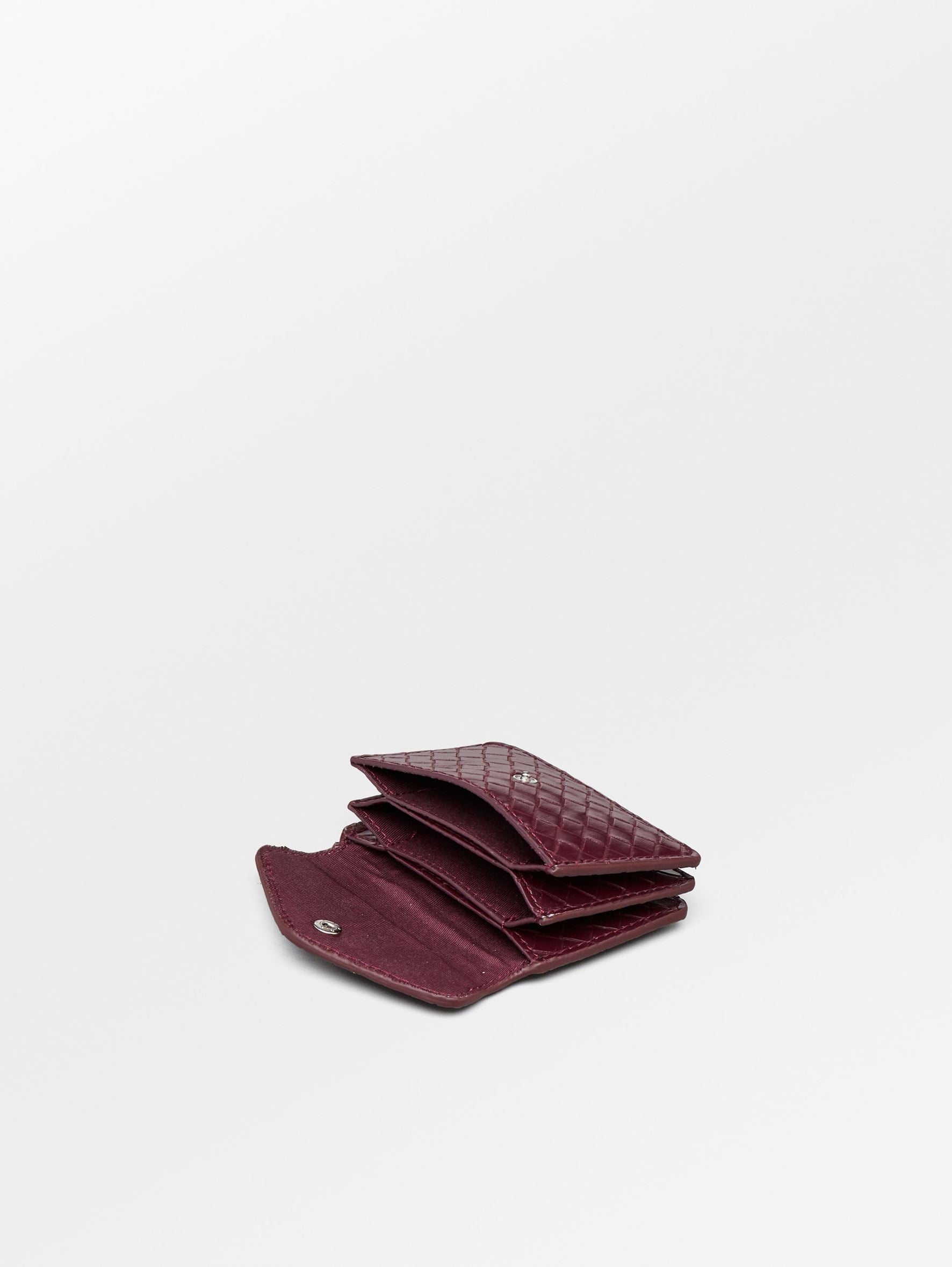 Rallo Card Wallet - Zinfandel Red OneSize BeckSöndergaard