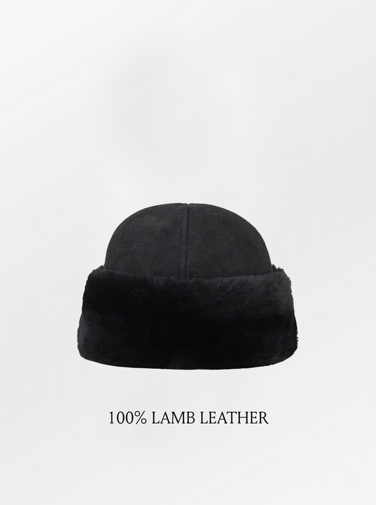Becksöndergaard, Dora Shearling Hat - Black, accessories, accessories, winter accessories, accessories, winter accessories