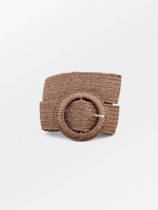 Becksöndergaard, Wide Zia Belt - Cappuccino Brown, accessories, accessories