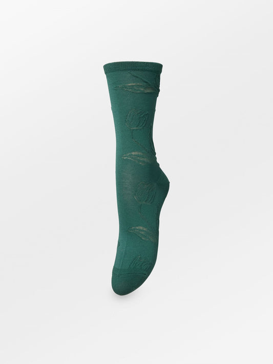 Becksöndergaard, Stencia Cotta Sock - Mediteal Green, socks, sale, sale, socks