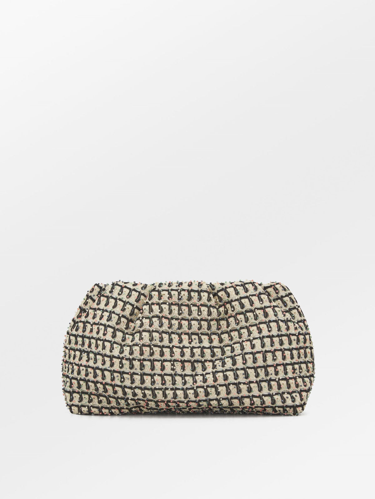 Becksöndergaard, Beaded Luma Maxi Clutch Bag - Buttercream White, bags, spring summer 2027x
