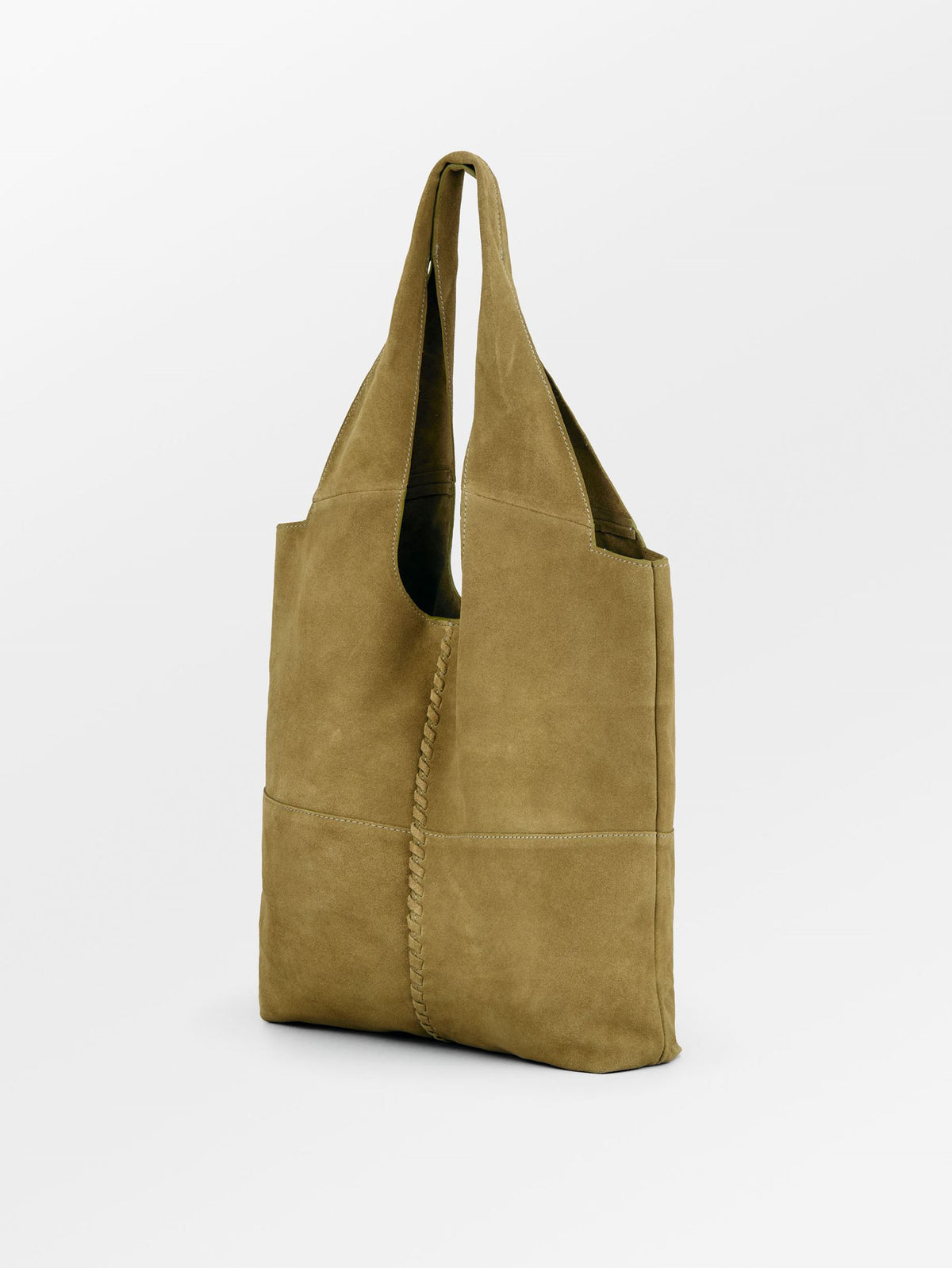 Becksöndergaard, Suede Demi Bag - Pistachio Green, mid season sale 2026