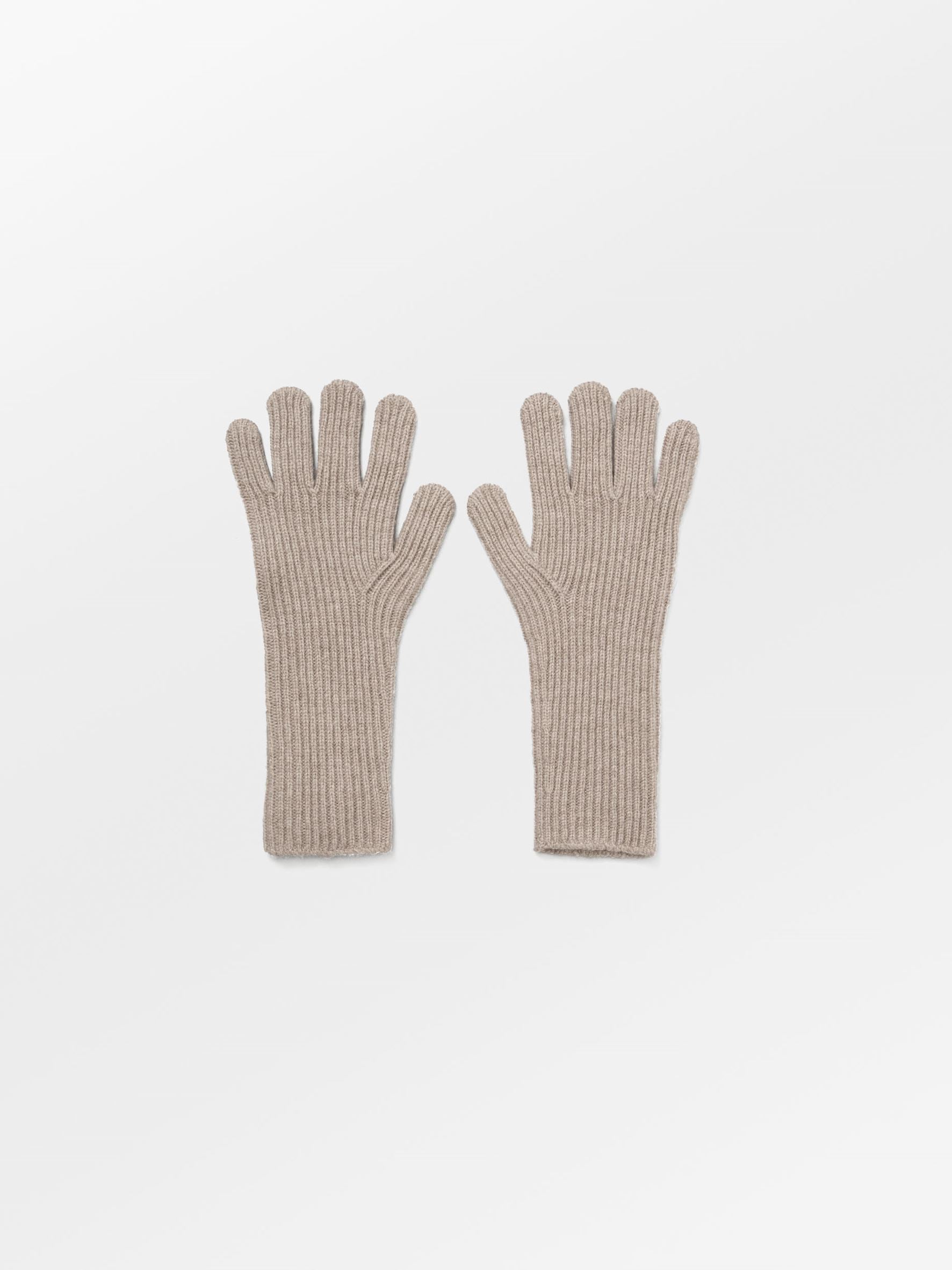 Becksöndergaard, Woona Short Gloves - Dark Beige Melange, accessories, accessories, sale, sale, sale