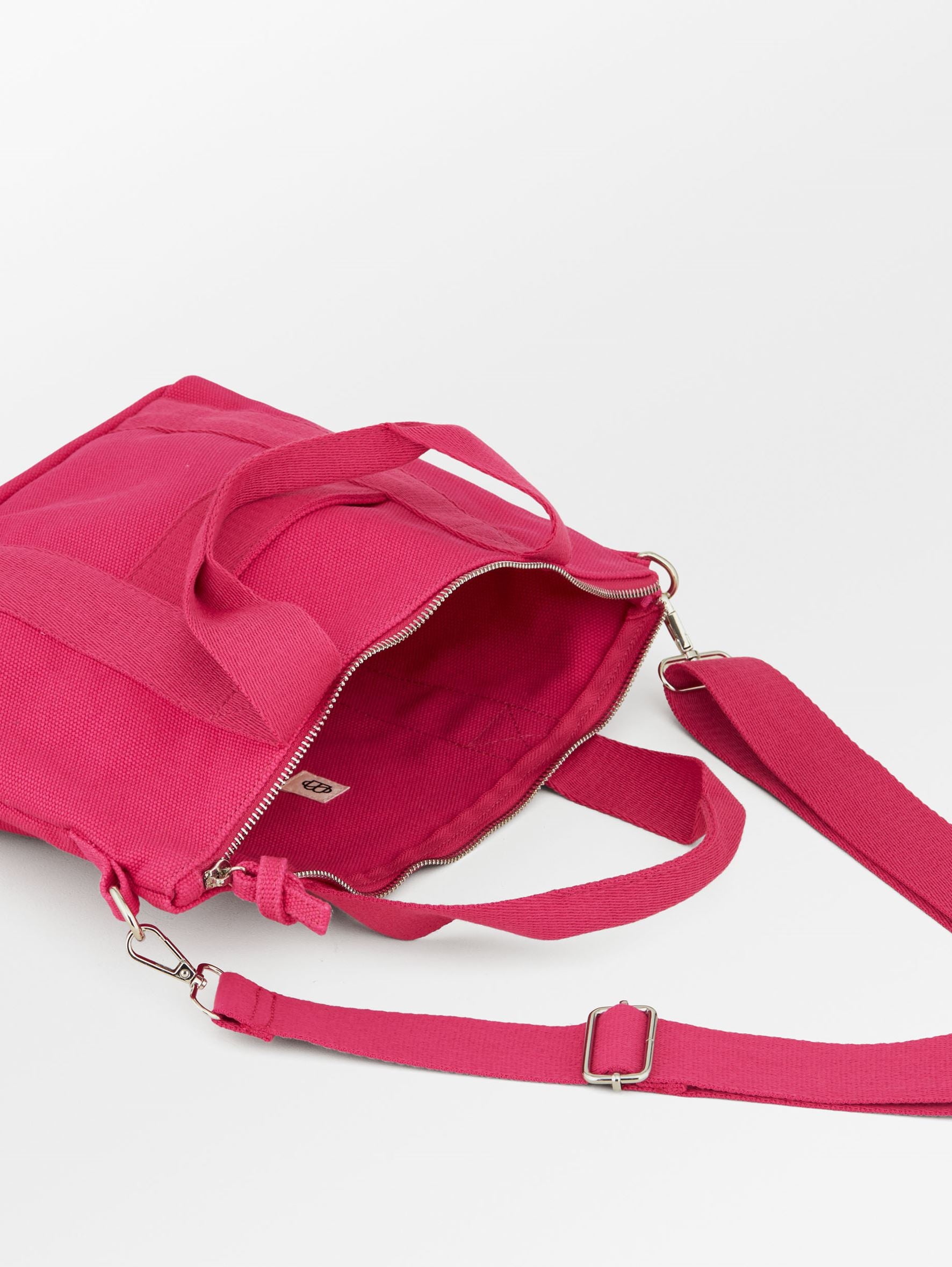 Canvas Berta Small Crossbody Bag - Pink OneSize BeckSöndergaard