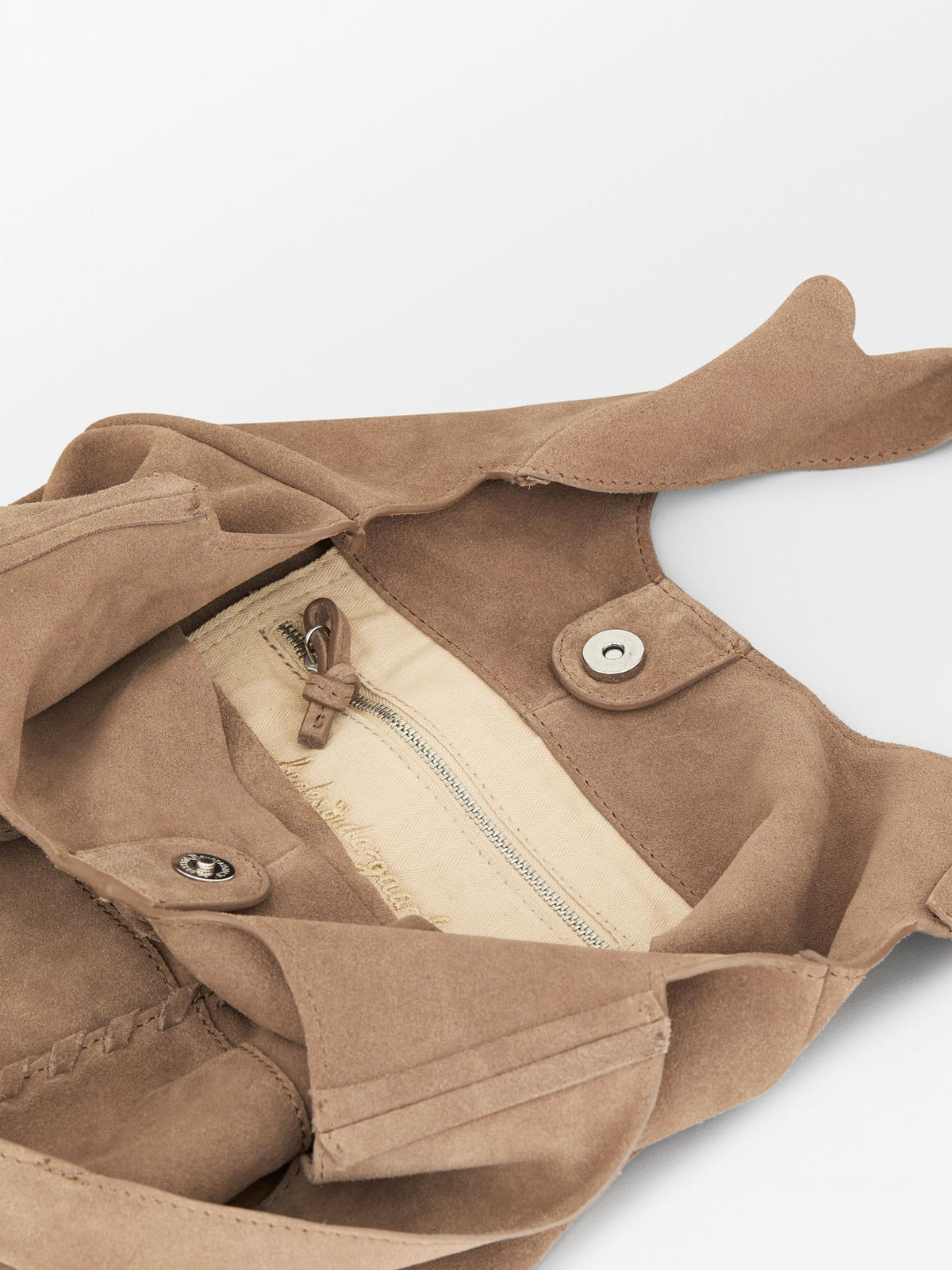 Becksöndergaard, Suede Demi Bag - Brown, mid season sale 2026