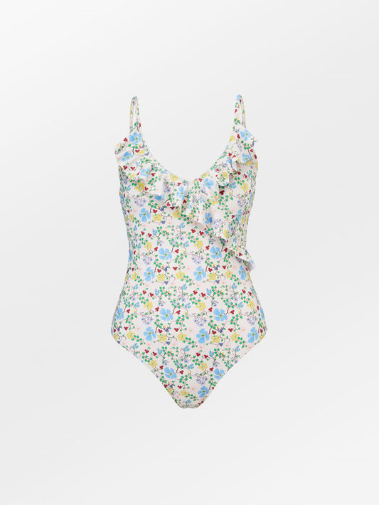 Ireni Bly Frill Swimsuit Clothing   BeckSöndergaard