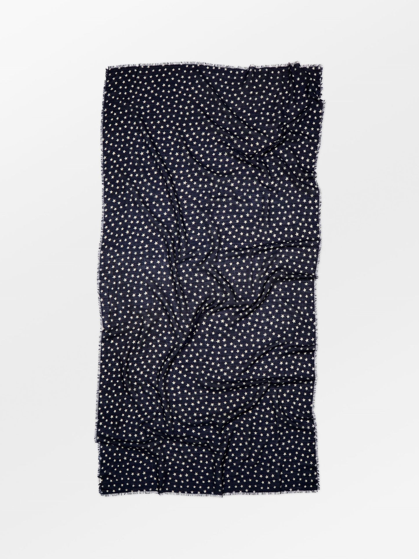 Becksöndergaard, Another Nova Siw Scarf - Navy Blue, scarves, scarves, archive, scarves, archive, scarves, black week, black week