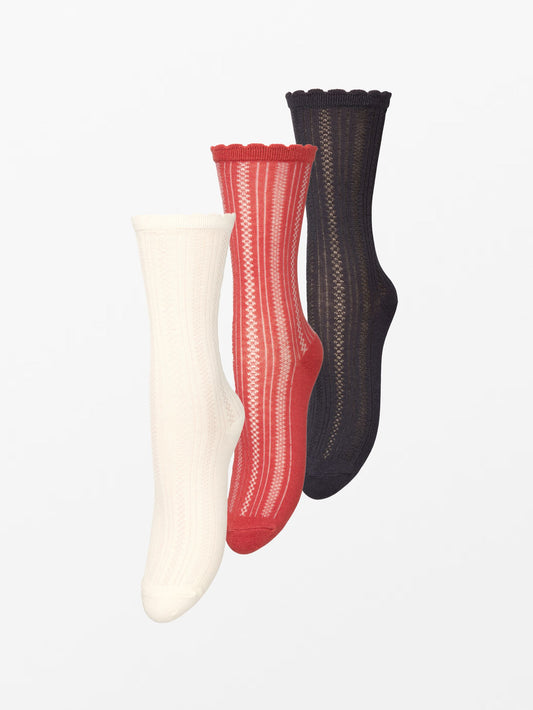 Crochia Cotta Sock 3 Pack Socks BeckSöndergaard