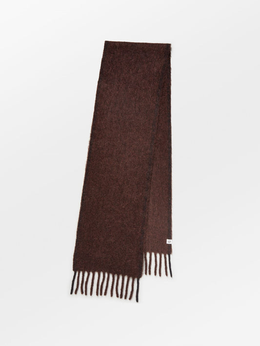 Solid Yuta Scarf - Brown OneSize BeckSöndergaard