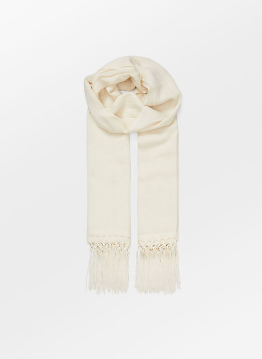 Becksöndergaard, Fran Cowea Scarf - Birch White, scarves, news