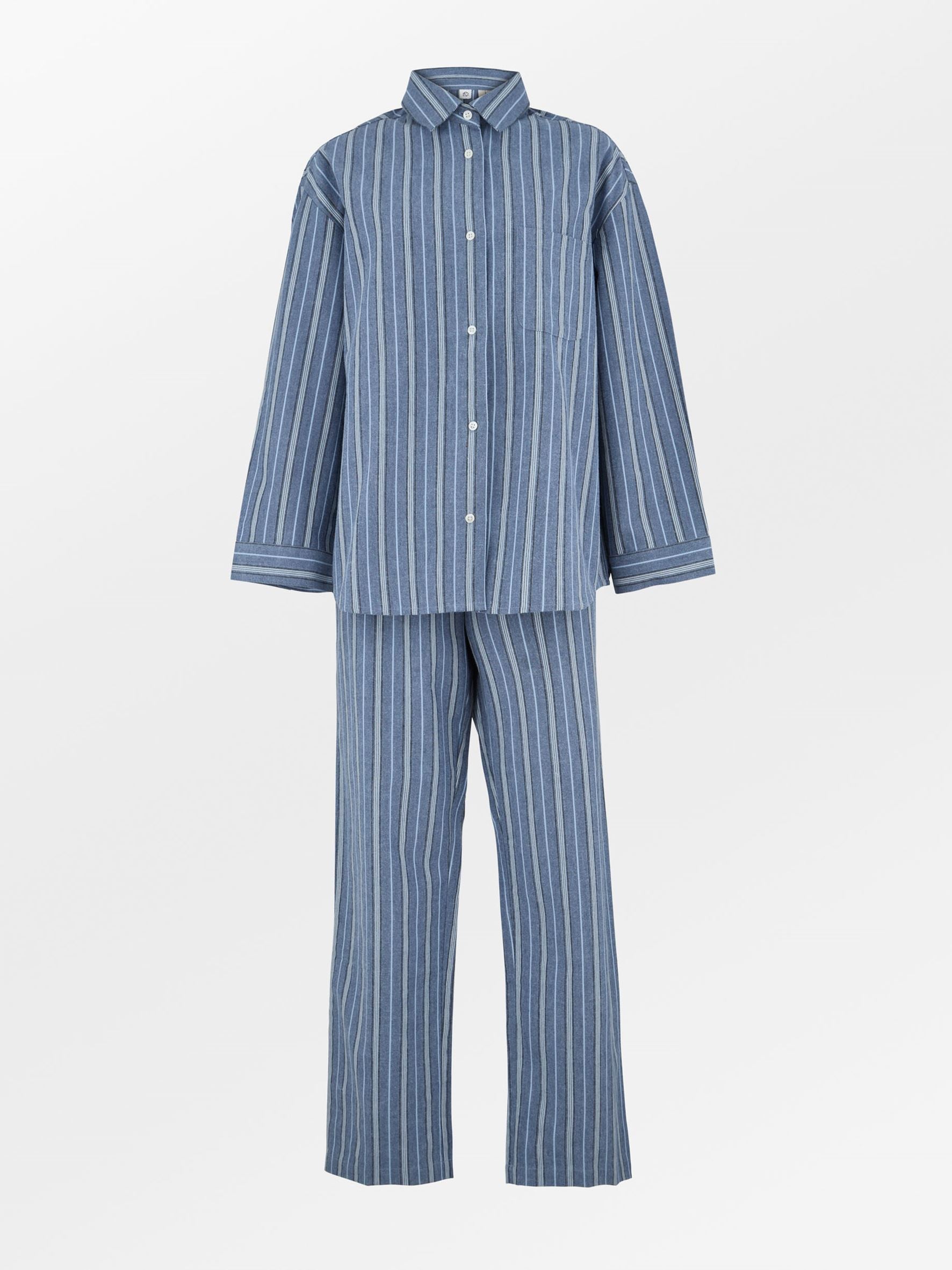 Striped Flannel Pyjamas Set Clothing BeckSöndergaard