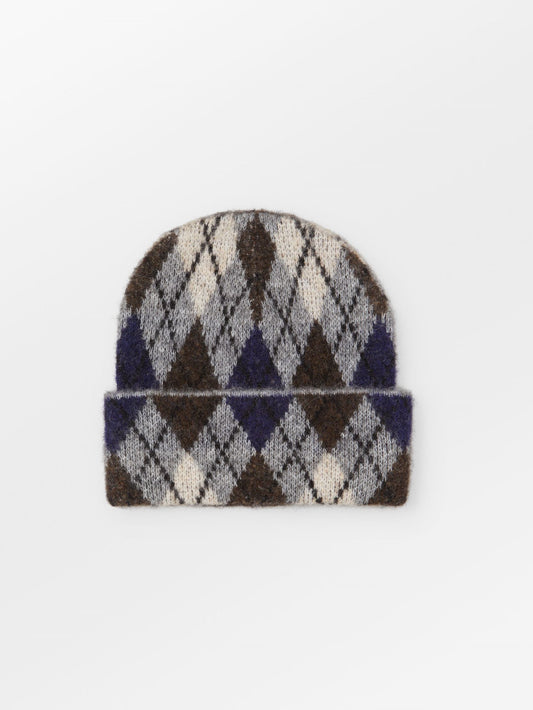 Argyle Wool Beanie OneSize BeckSöndergaard