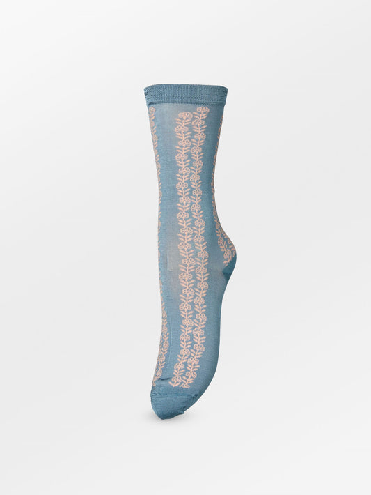 Teila Visca Socks - Blue Socks   BeckSöndergaard