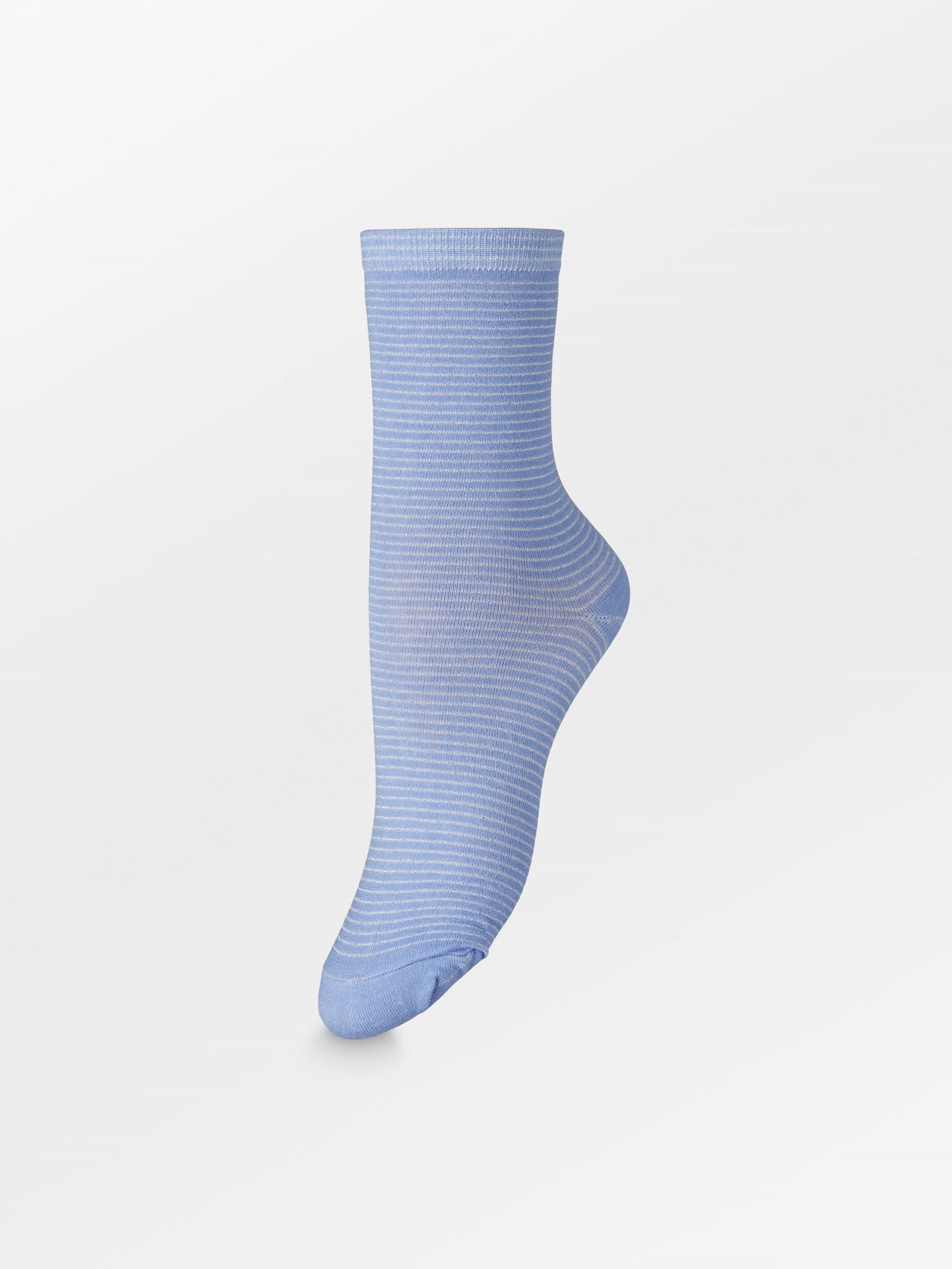 Becksöndergaard, Dover Stripe Sock  - Dusty Blue, archive, archive, sale, sale, socks