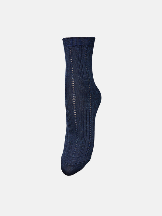 Becksöndergaard, Glitter Drake Sock - Dress Blue, socks, sale, sale, socks