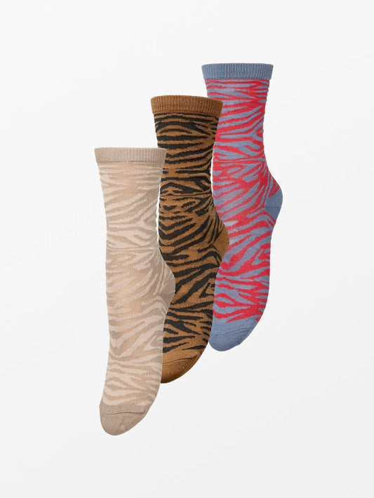 Tigarea Glitter Sock 3 Pack Socks BeckSöndergaard