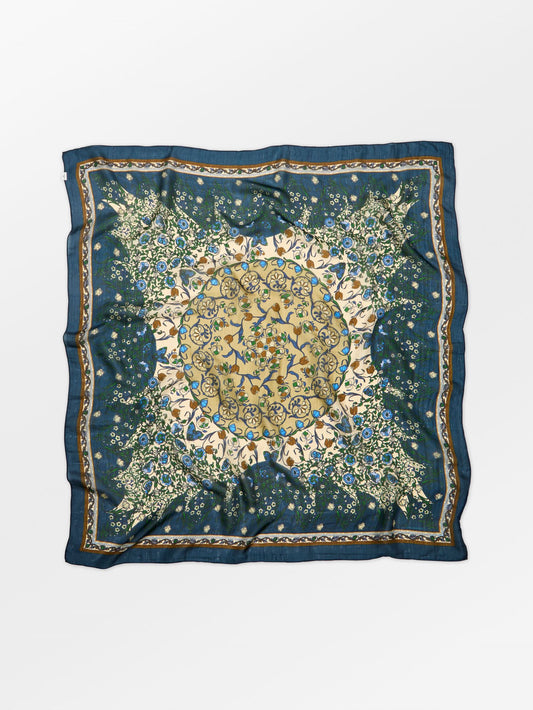 Becksöndergaard, Gardenparty Taby Sia Scarf - Mediteal Green, scarves, scarves, sale, sale, scarves, scarves