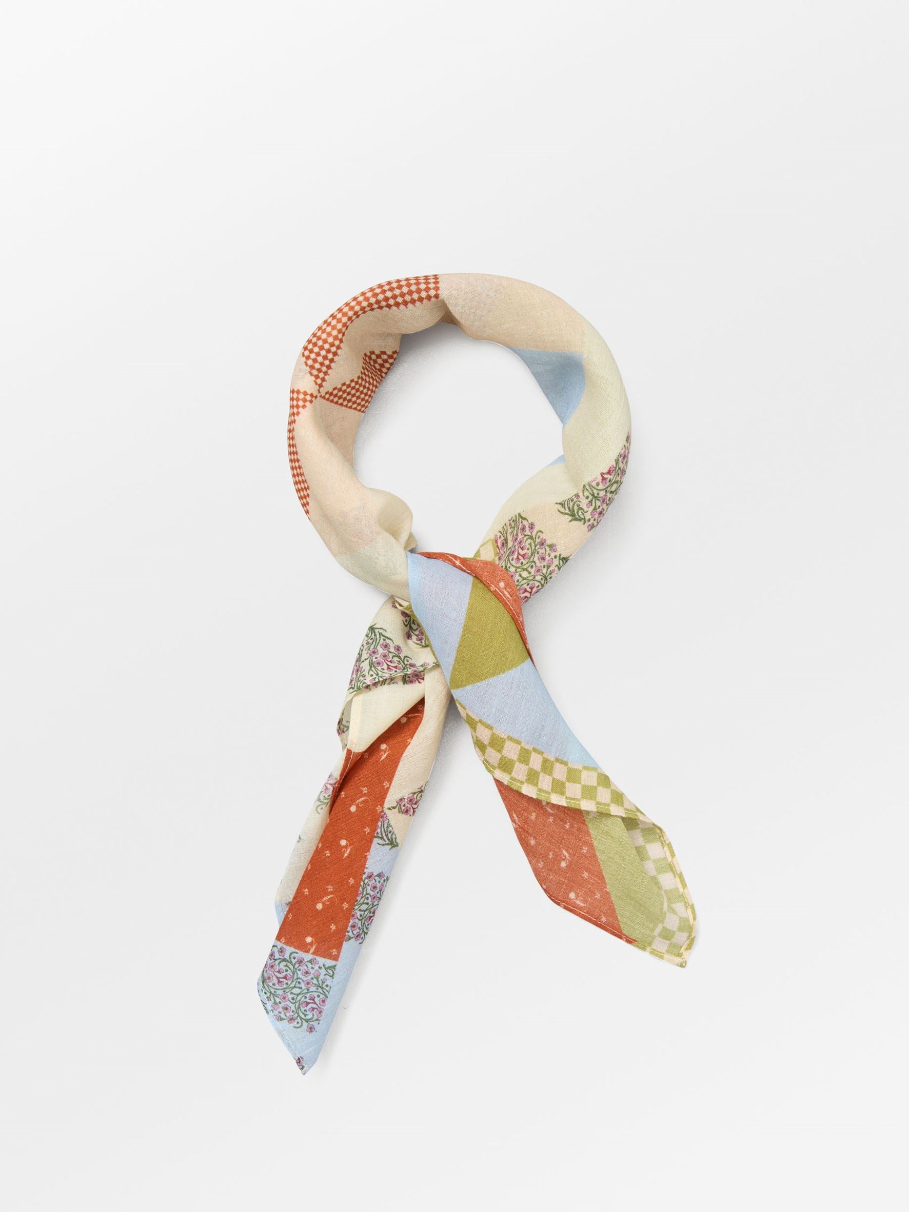 Becksöndergaard, Quilta Cotta Scarf - Khaki Green, scarves, sale, sale, scarves, scarves, scarves
