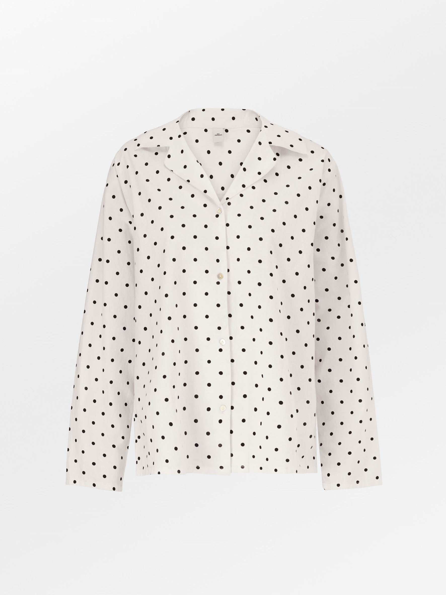 Witte mousseline pyjama, zwarte rand, nachtkleding van katoengaas - België Witte mousseline pyjama, zwarte rand, nachtkleding van katoengaas - België