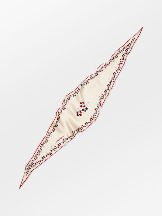 Becksöndergaard, Carna Diamond Scarf - Birch White, scarves, scarves, sale, sale, party, scarves, scarves, black week, black week, party