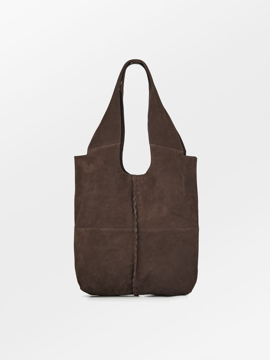 Suede Demi Bag - Dark Brown OneSize BeckSöndergaard