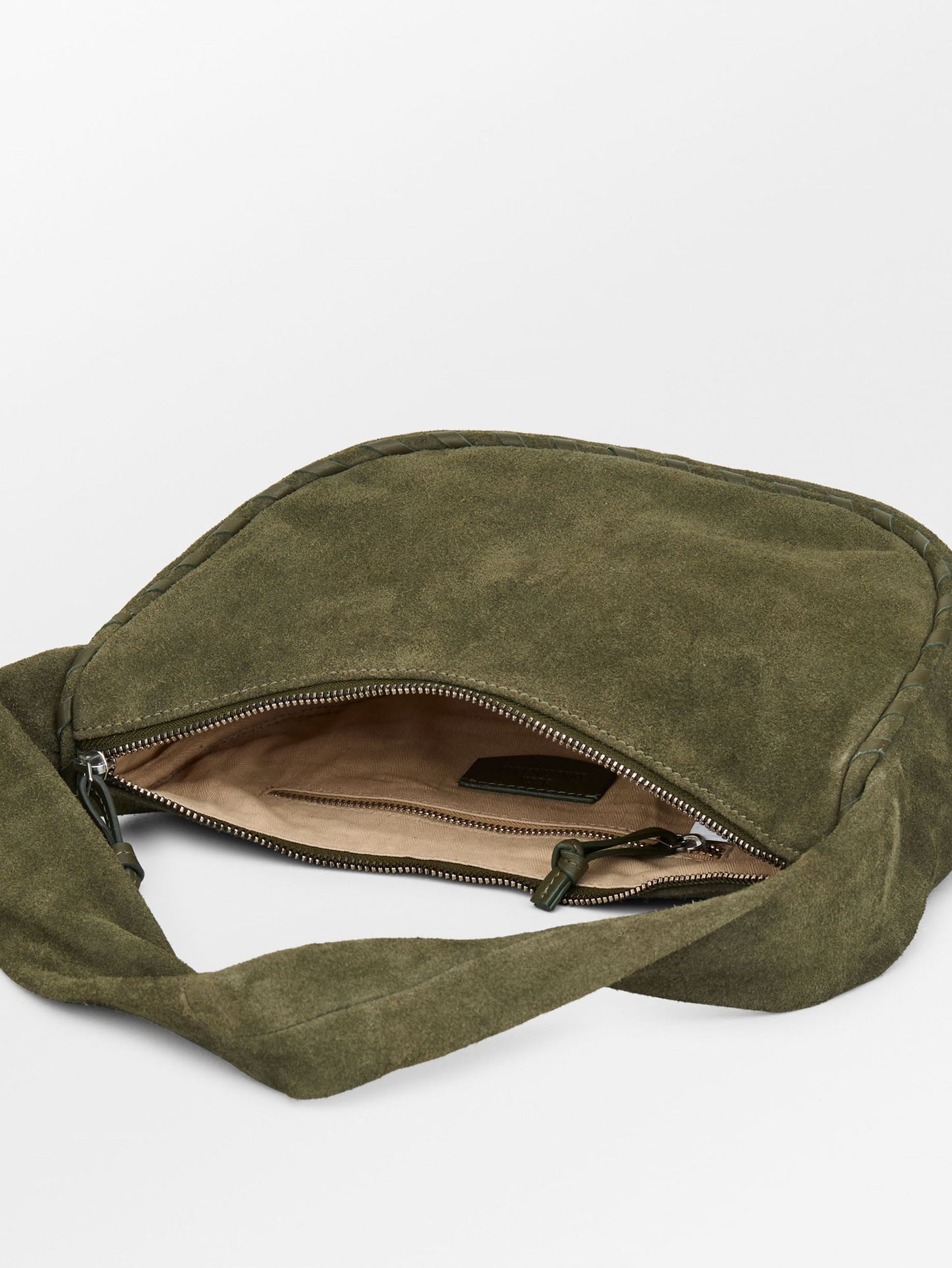 Suede Veg Talia Bag - Army OneSize BeckSöndergaard