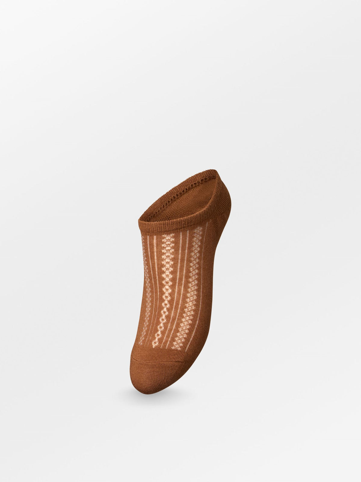 Becksöndergaard, Crochia Cotta Sneakie Sock - Mocha Brown, high summer 2026, mid season sale 2026