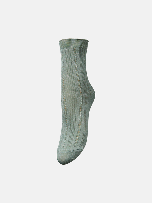Becksöndergaard, Glitter Drake Sock - Mistletoe Green, socks, socks, noos, black week, black week, noos