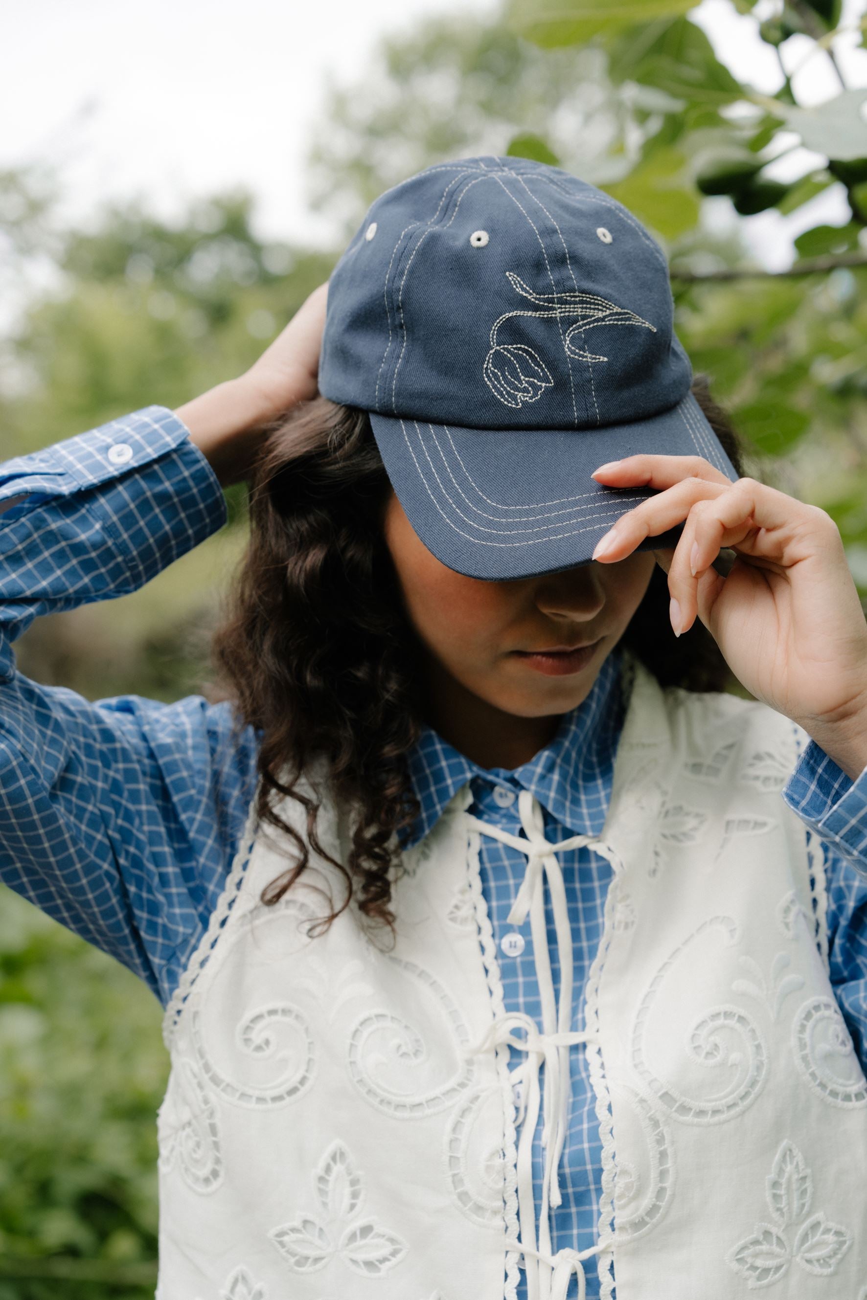 Becksöndergaard, Tulipa Cotton Cap - Navy Blue, accessories, sale, sale, accessories