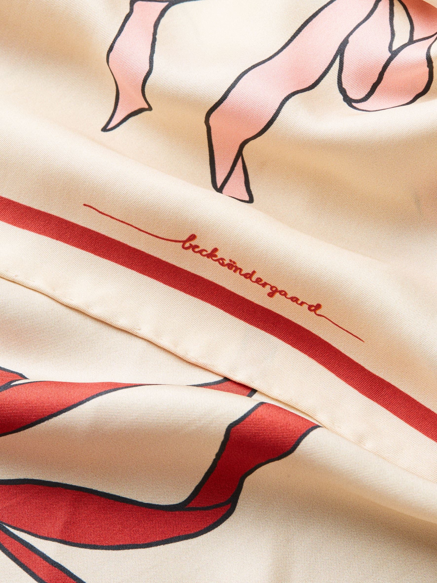 becksondergaard スカーフ　ストール Bow Twill Sia Scarf – Becksöndergaard.com