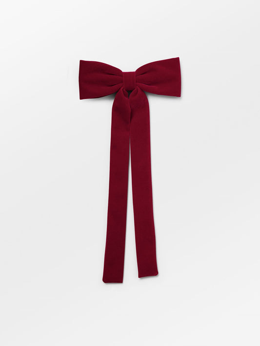 Velvet Bow Hair Clip OneSize BeckSöndergaard