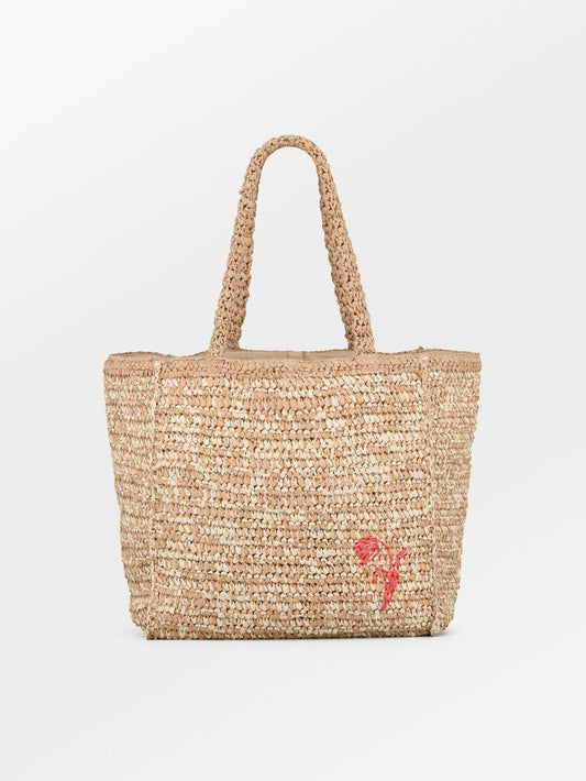 Paper Straw Tota Bag OneSize BeckSöndergaard