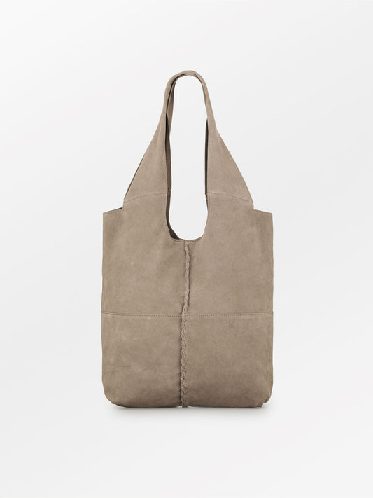 Becksöndergaard, Suede Demi Bag - Moral Gray, bags, bags